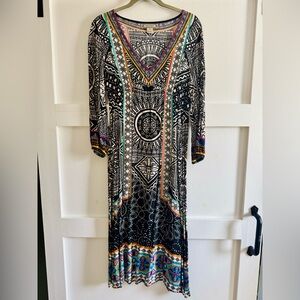 Geometric MIDI Dress